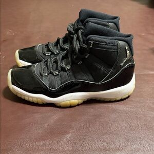 Jordan Boy's Black and White High-Top Sneakers